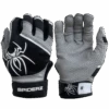 2022 Spiderz PRO Model Batting Gloves: Black/Grey