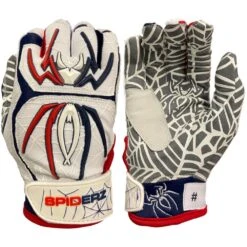 2022 Spiderz HYBRID Limited Edition Batting Gloves: USA Patriot