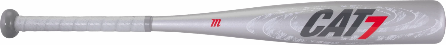 Marucci CAT 7 Silver (-10) Junior Big Barrel Baseball Bat: MJBBC72S - Image 5